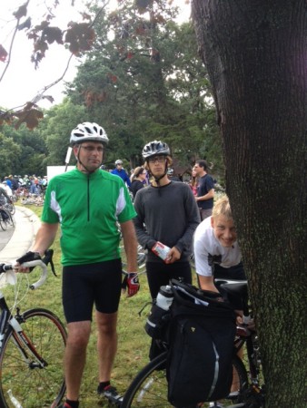 Chystáme sa (host otec, Nathan a ja).